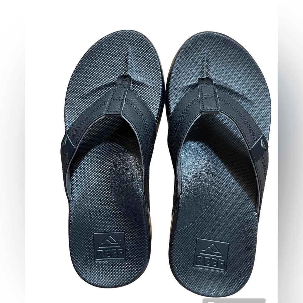 REEF Black Men’s flip‎ flops Sandals Sz 8